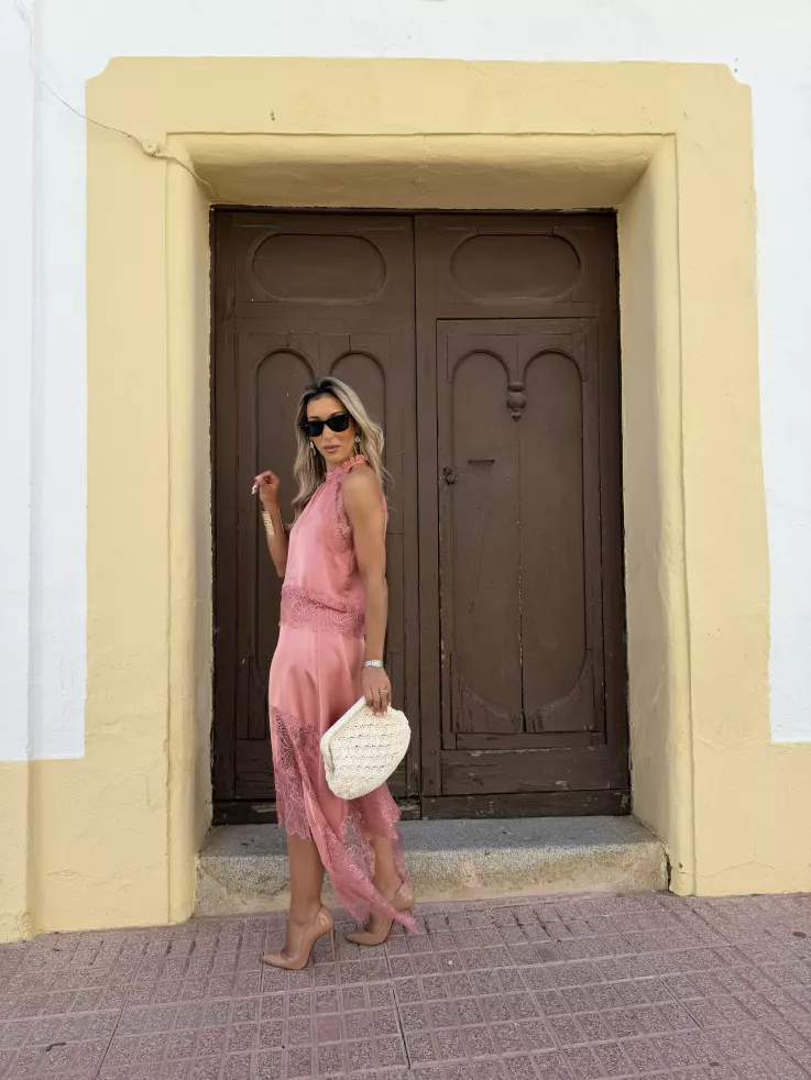 Conjunto La Toja rosa