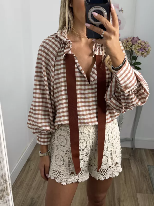 Camisa Micaela de cuadros