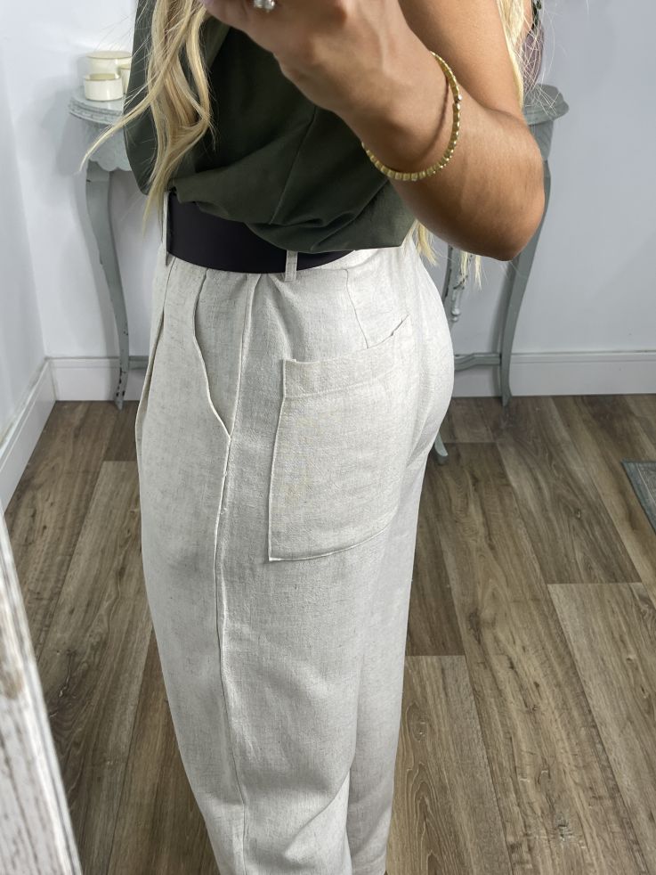 Pantalón Slouchy  beige