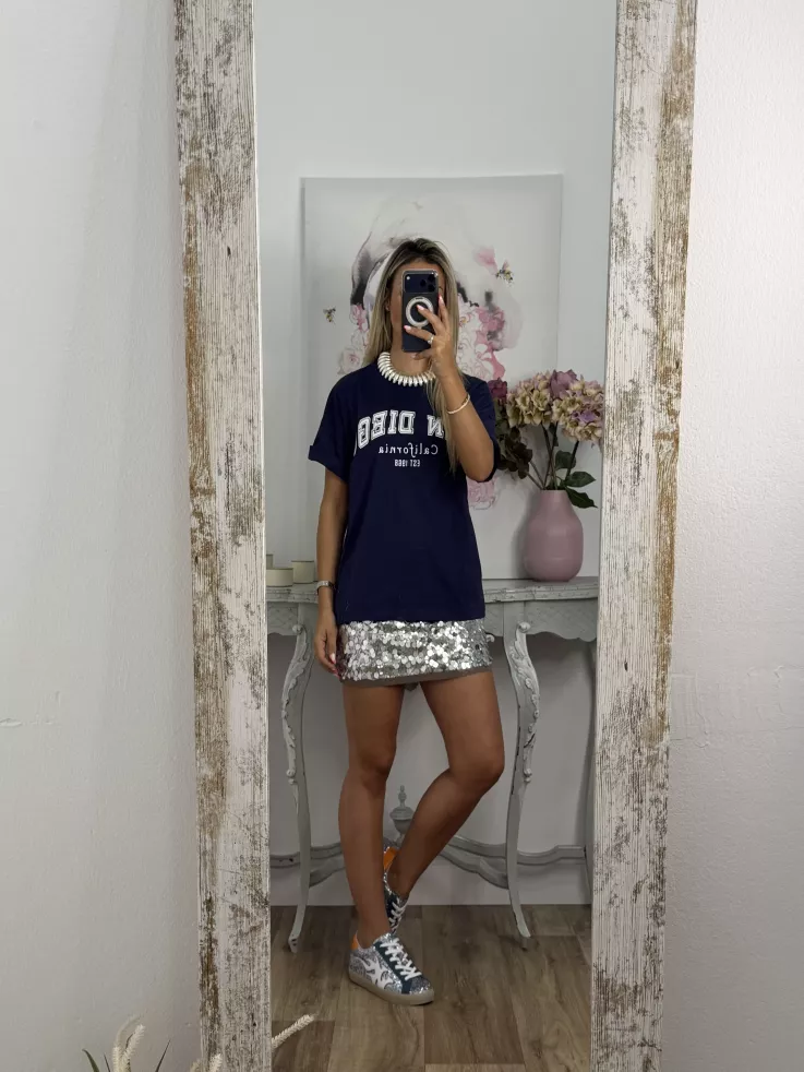 Camiseta San Diego manga corta azul