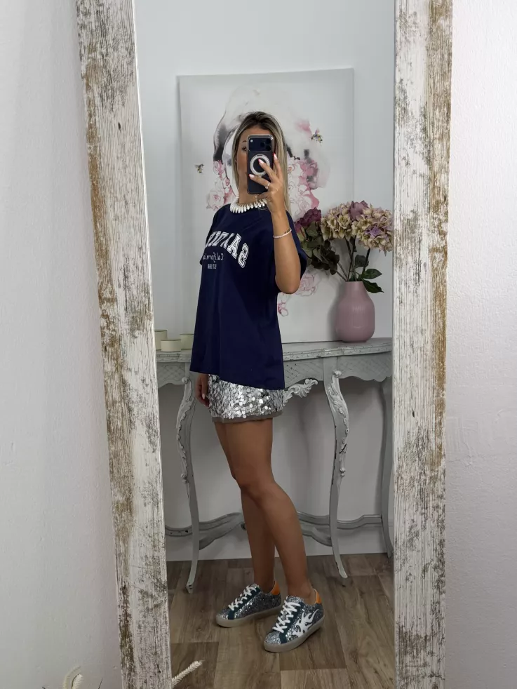 Camiseta San Diego manga corta azul