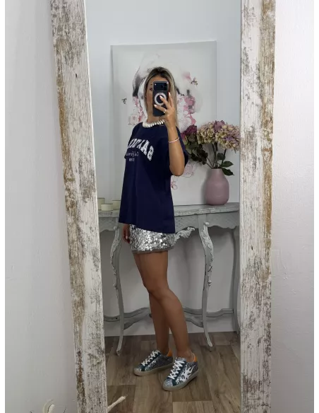 Camiseta San Diego manga corta azul