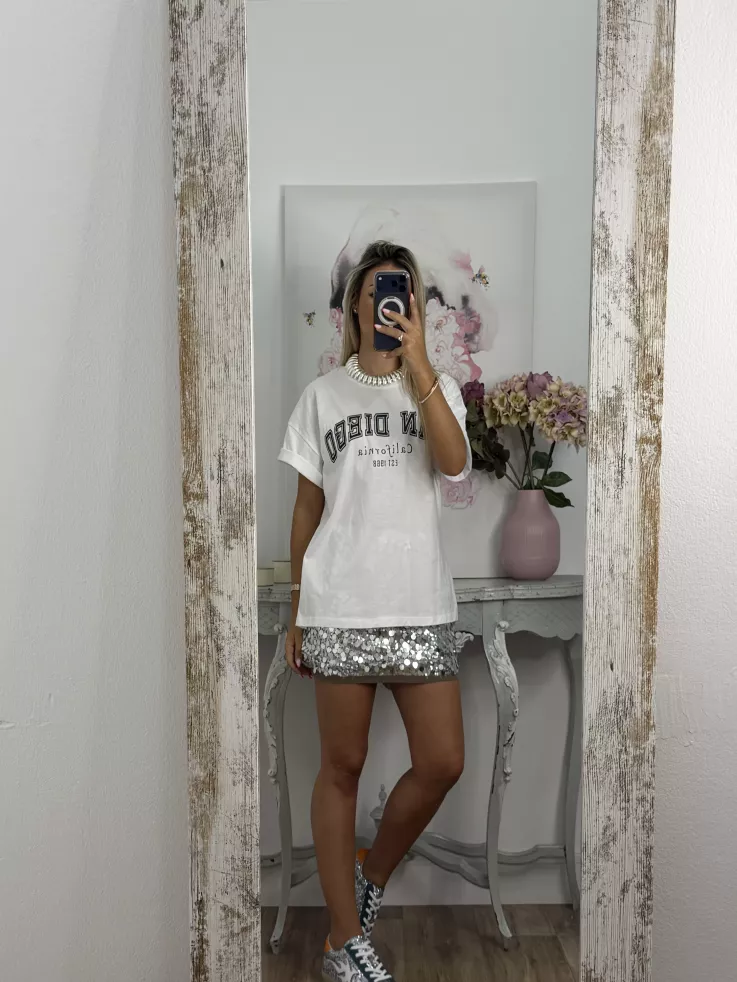 Camiseta San Diego manga corta blanca