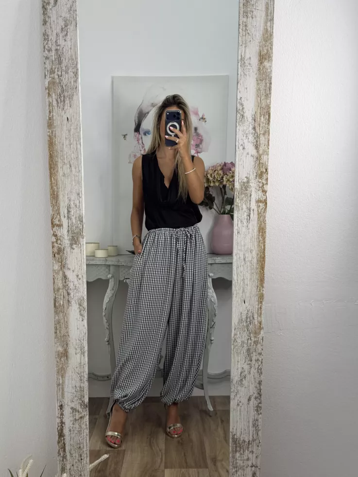 Pantalón Jamaica negro grisáceo