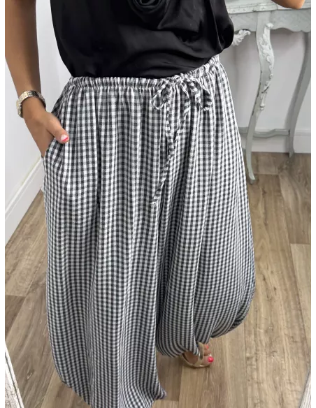 Pantalón Jamaica negro grisáceo
