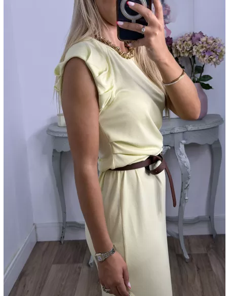 Vestido Santafe amarillo