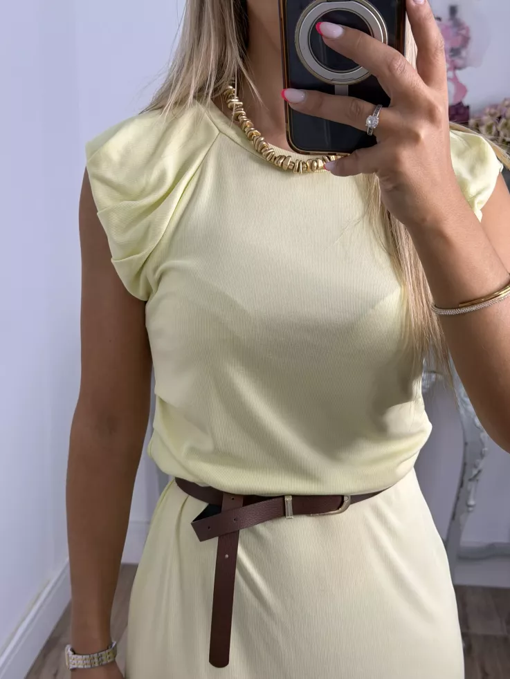 Vestido Santafe amarillo
