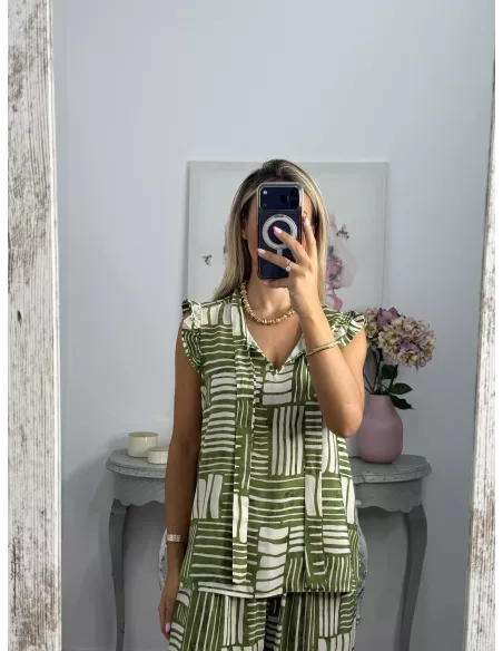 Conjunto Indara verde