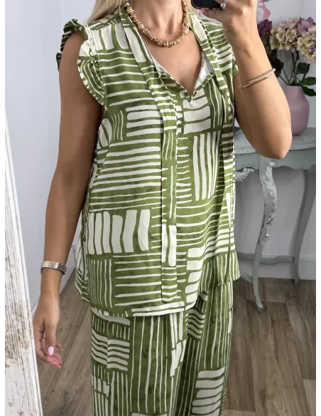 Conjunto Indara verde