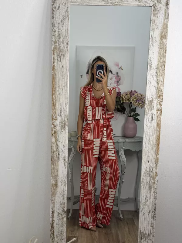 Conjunto Indara rojo