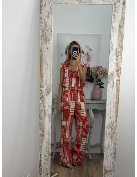 Conjunto Indara rojo