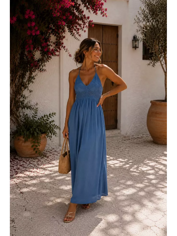 Vestido Costa Rica azul