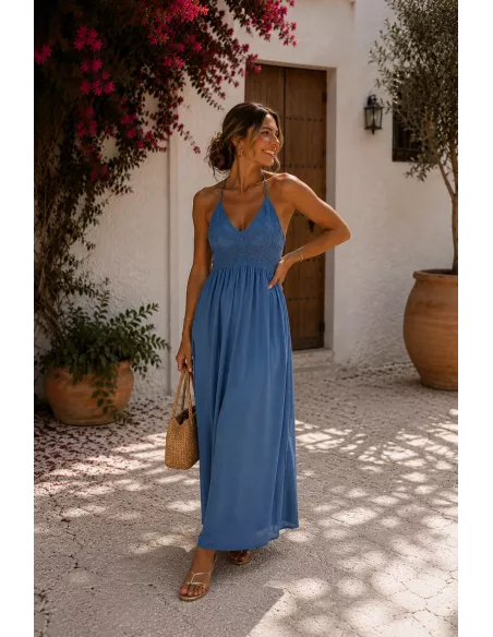 Vestido Costa Rica azul