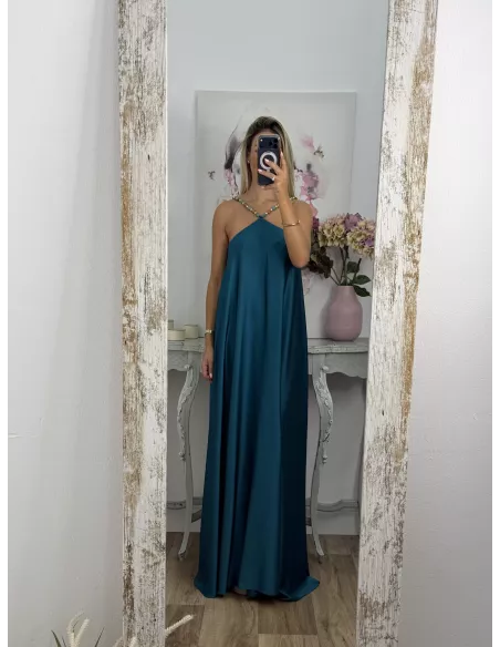 Vestido Lagos azulón