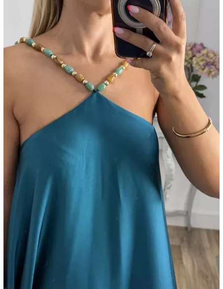 Vestido Lagos azulón