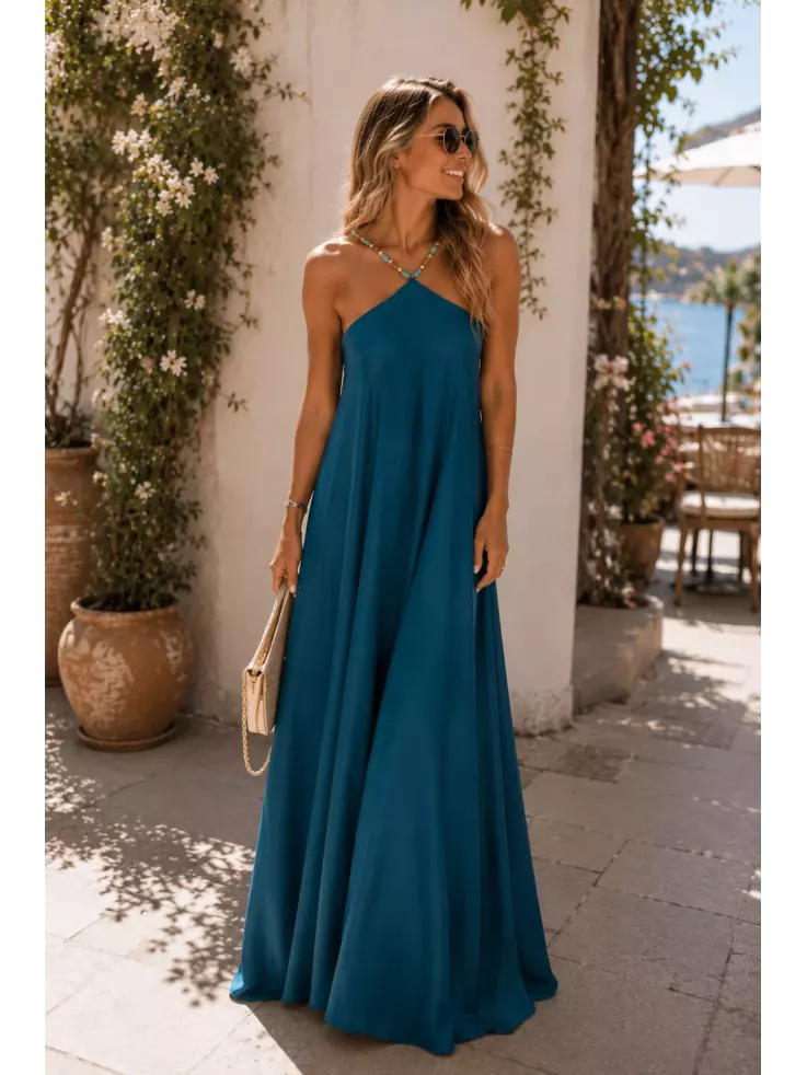 Vestido Lagos azulón