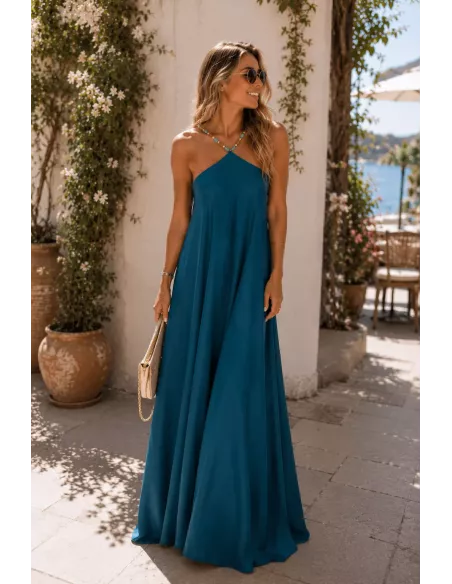 Vestido Lagos azulón