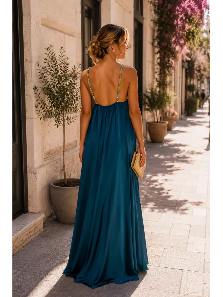 Vestido Lagos azulón
