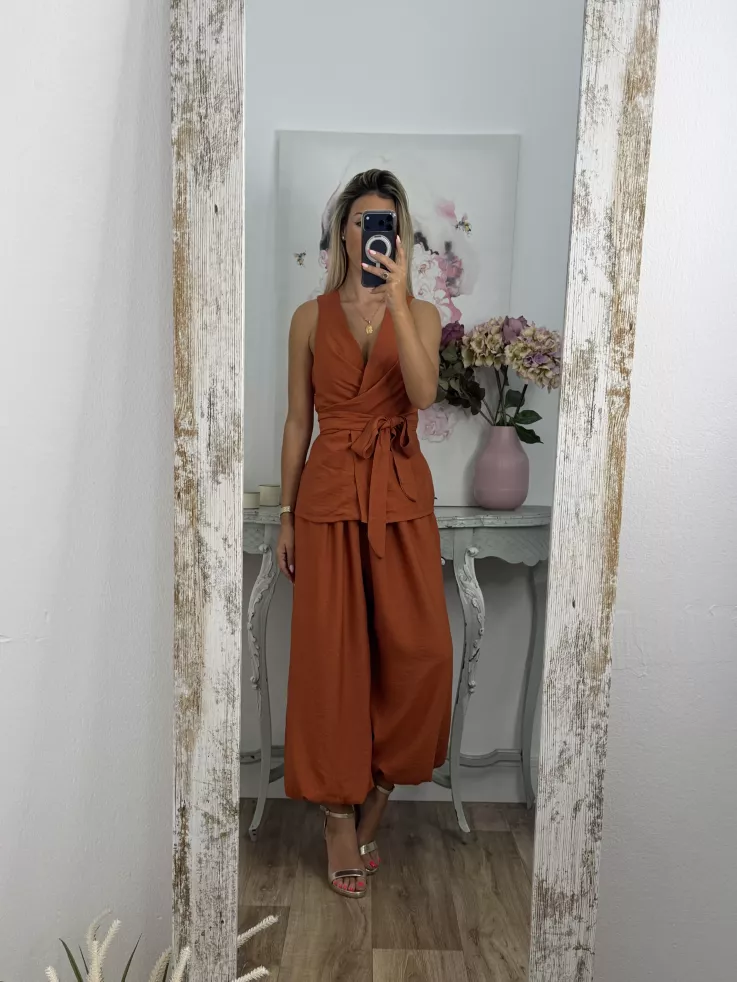 Conjunto Estoril teja