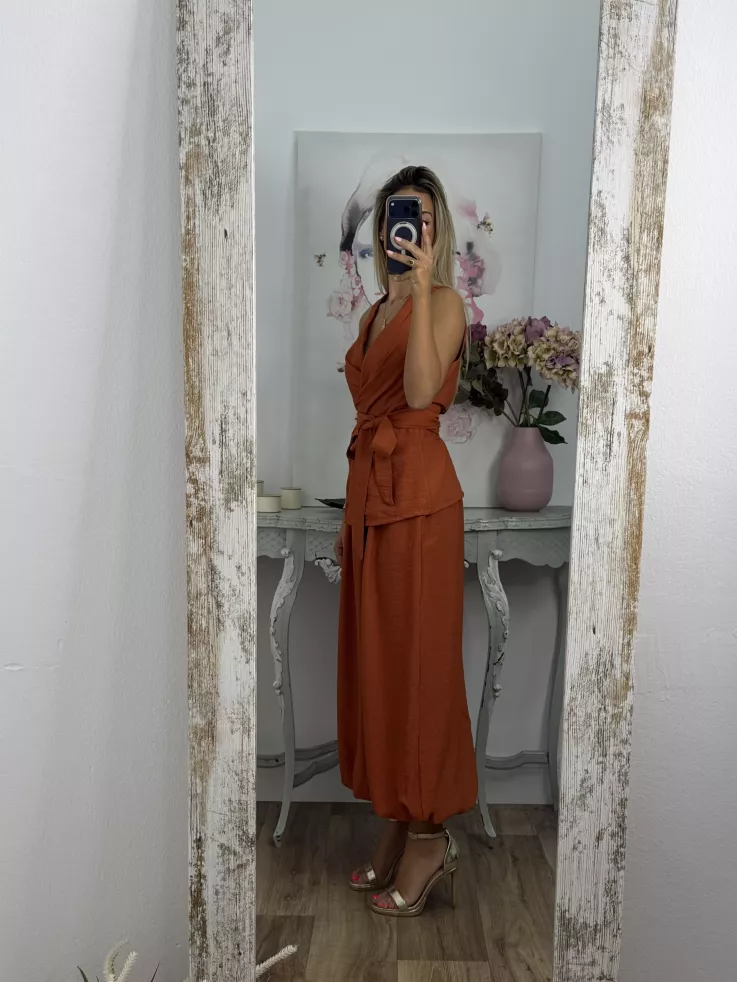 Conjunto Estoril teja