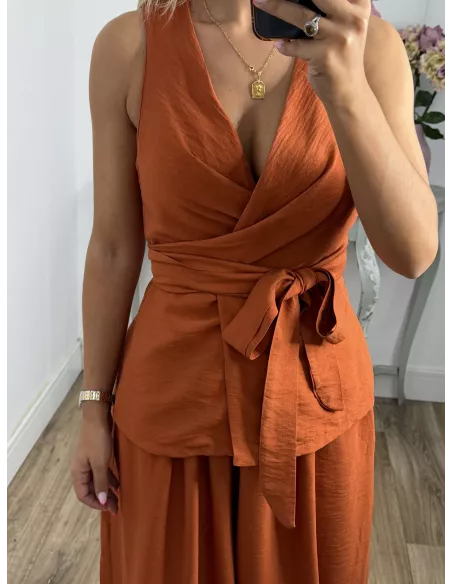 Conjunto Estoril teja