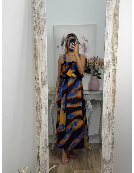 Vestido Niza difuminado negro