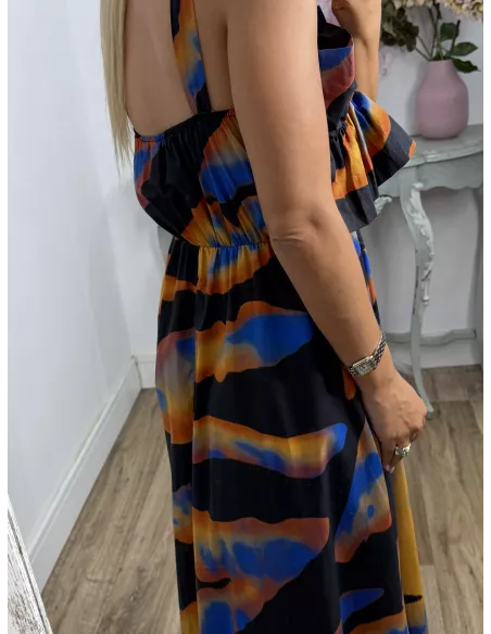 Vestido Niza difuminado negro