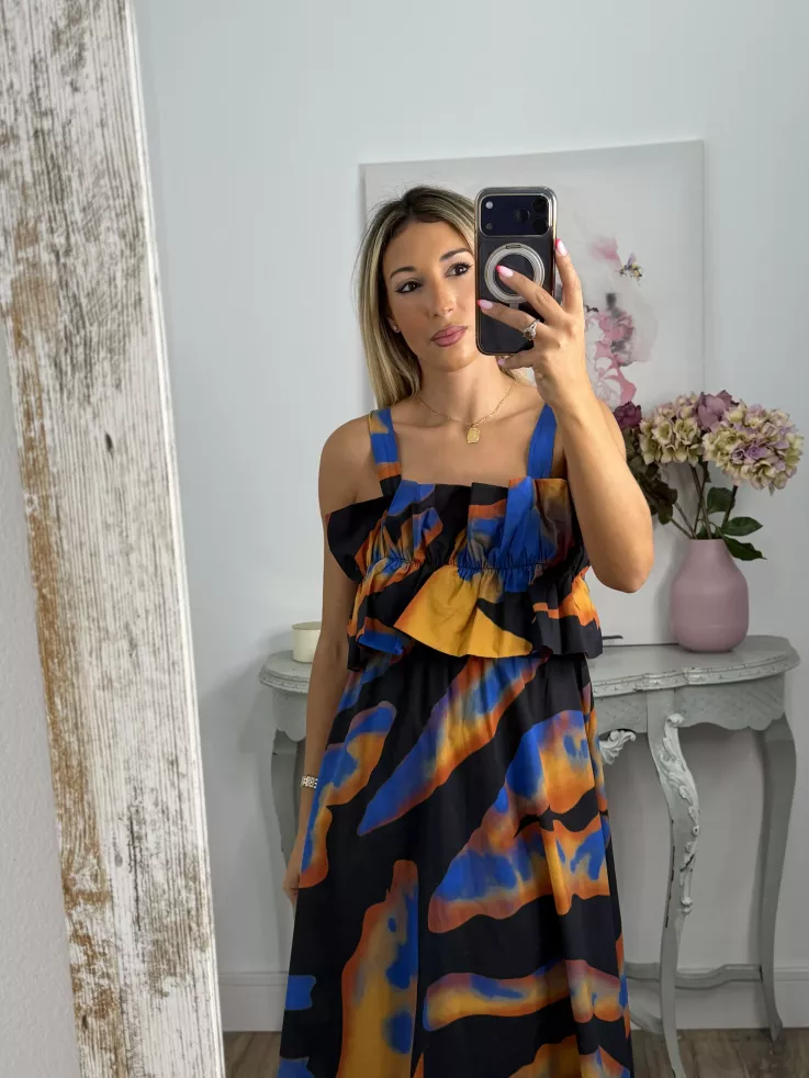 Vestido Niza difuminado negro