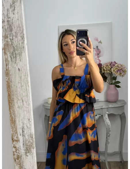 Vestido Niza difuminado negro