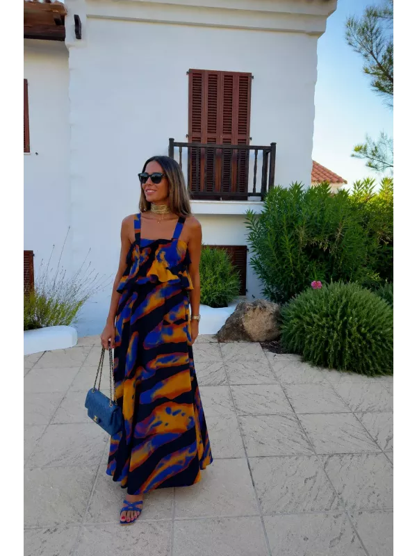 Vestido Niza difuminado negro