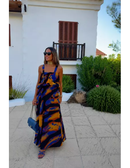Vestido Niza difuminado negro