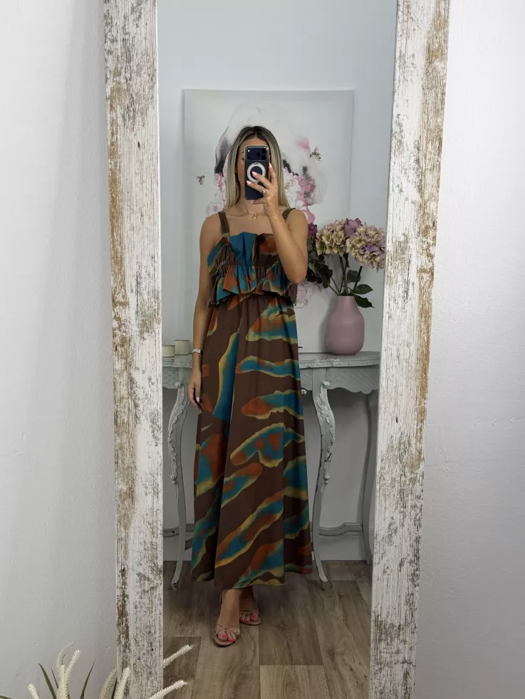 Vestido Niza difuminado choco