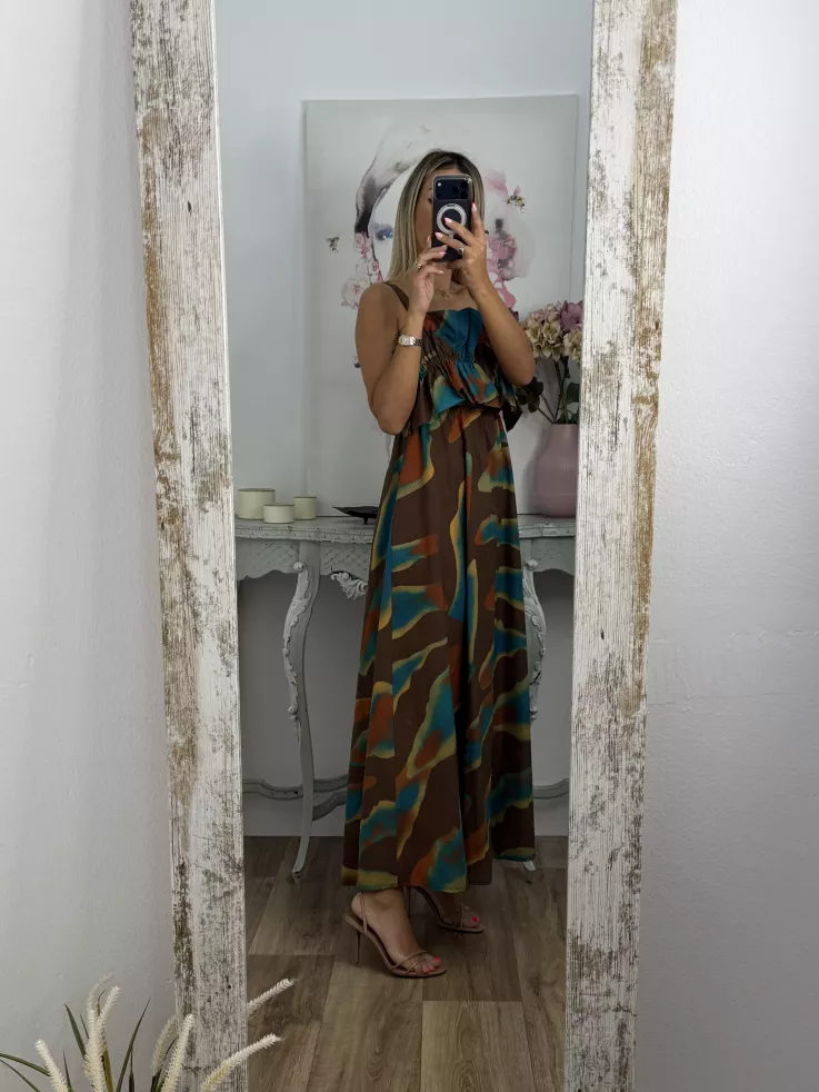 Vestido Niza difuminado choco