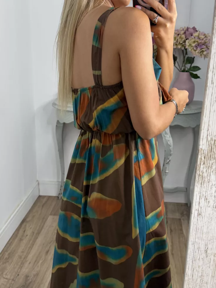 Vestido Niza difuminado choco