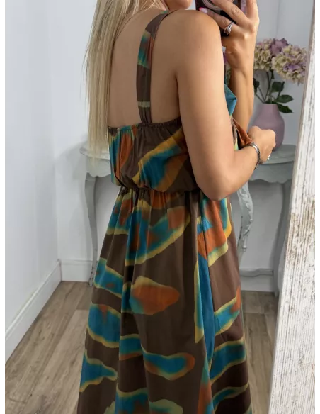 Vestido Niza difuminado choco