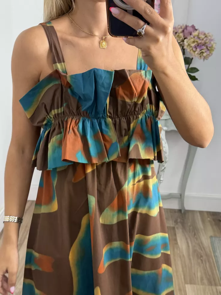 Vestido Niza difuminado choco