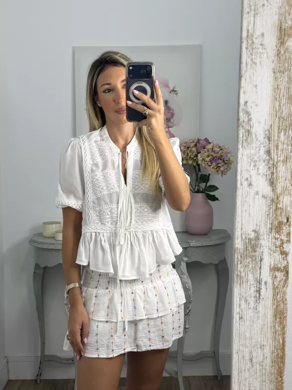 Blusa Sicilia blanca