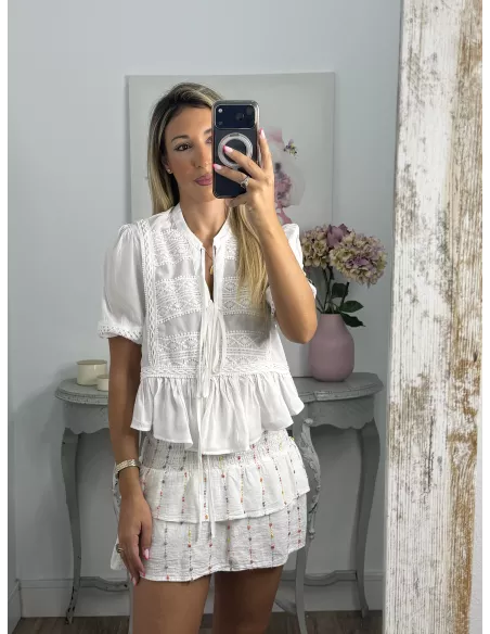 Blusa Sicilia blanca