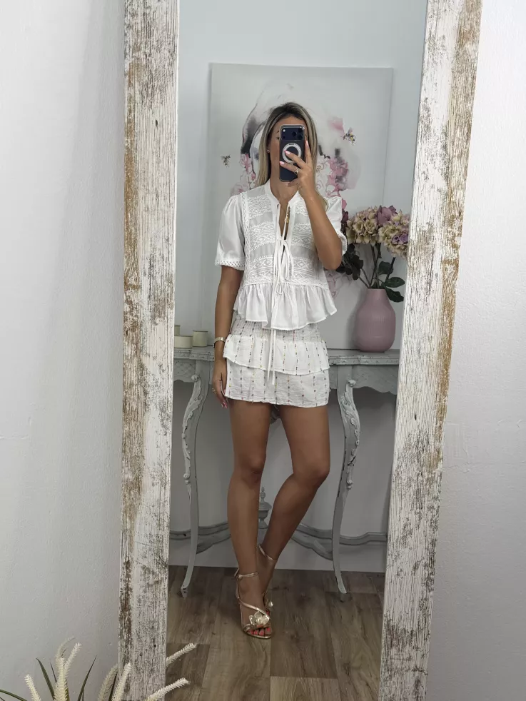 Blusa Sicilia blanca