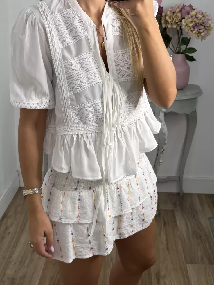 Blusa Sicilia blanca