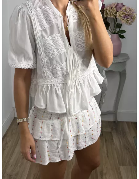 Blusa Sicilia blanca