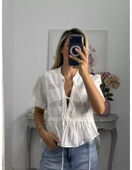 Blusa Sicilia blanca
