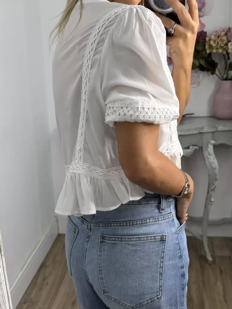 Blusa Sicilia blanca