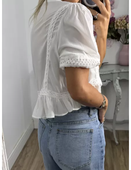 Blusa Sicilia blanca