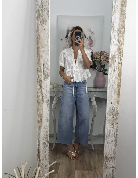 Blusa Sicilia blanca