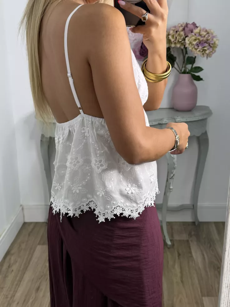 Top Nerja blanco