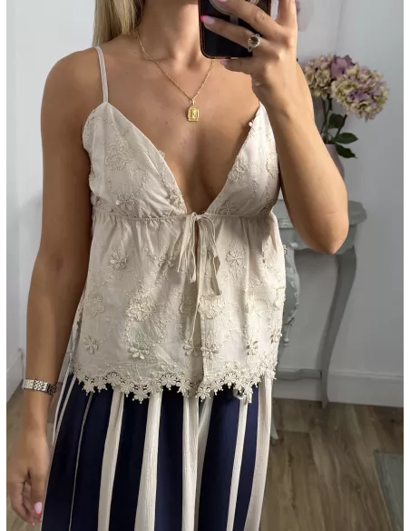 Top Nerja beige