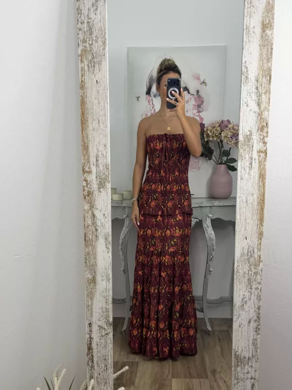 Vestido Colombia de flores