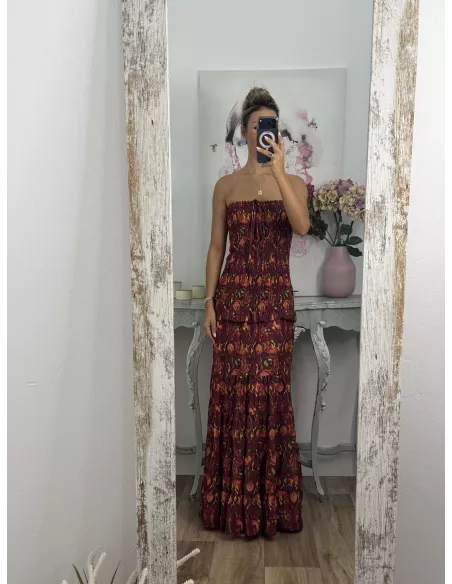 Vestido Colombia de flores