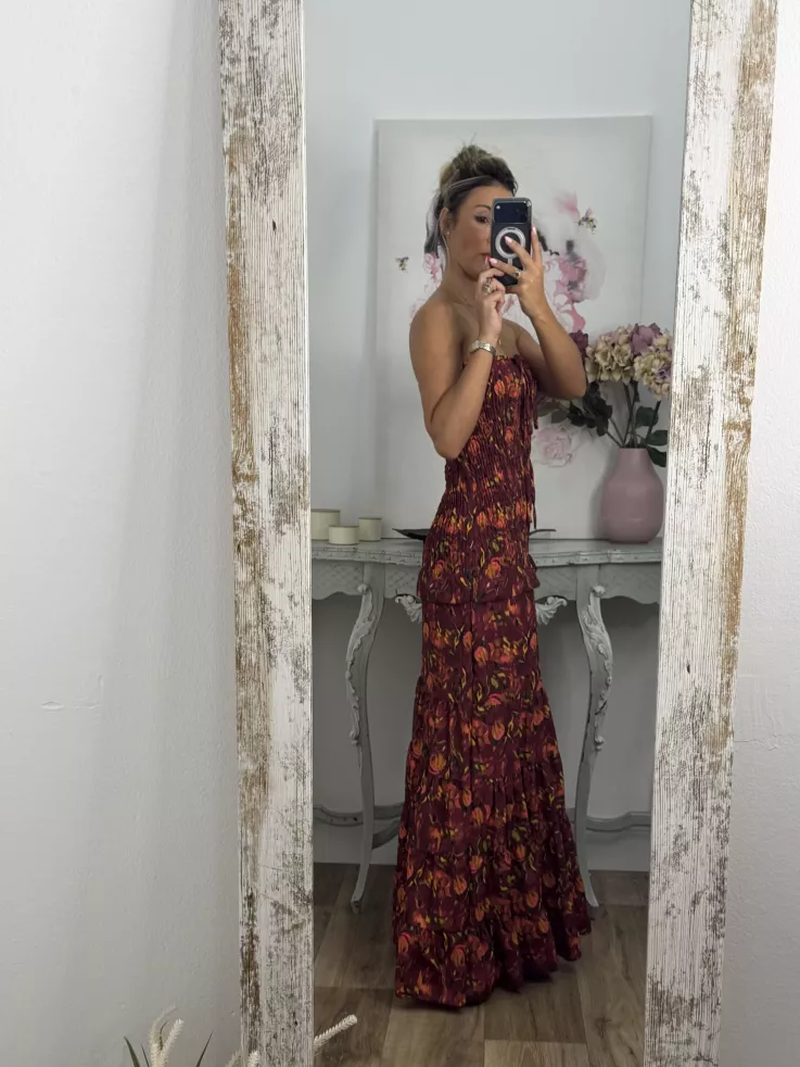 Vestido Colombia de flores